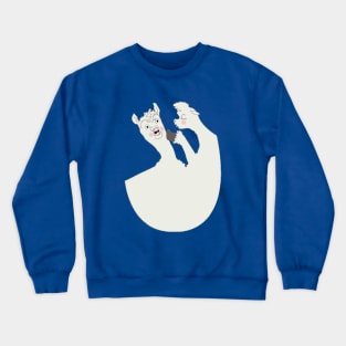 Llamas Love to Gossip. Crewneck Sweatshirt